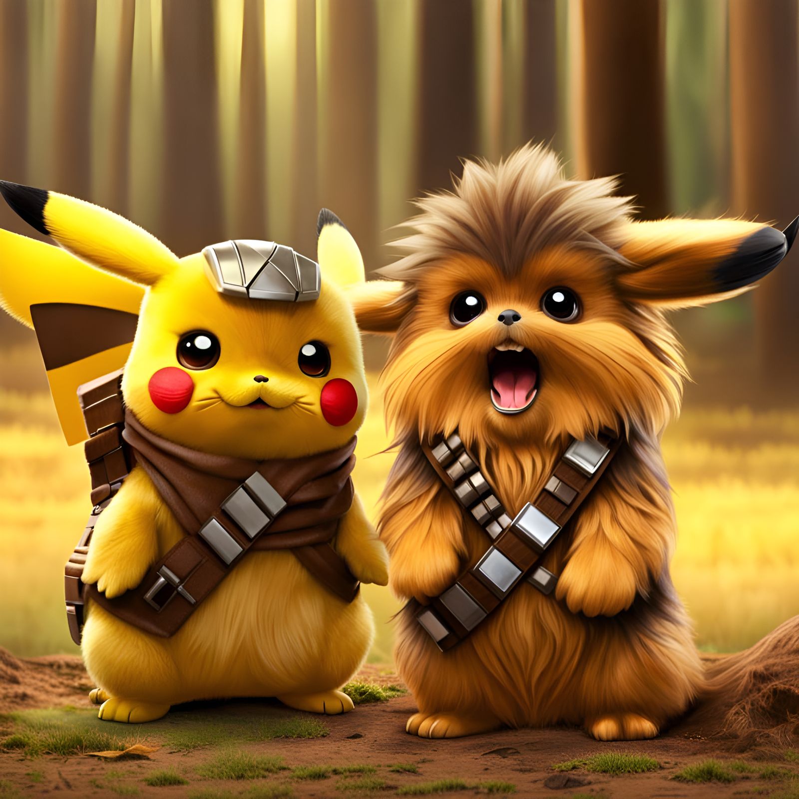 BFFs: Pikachewbacca