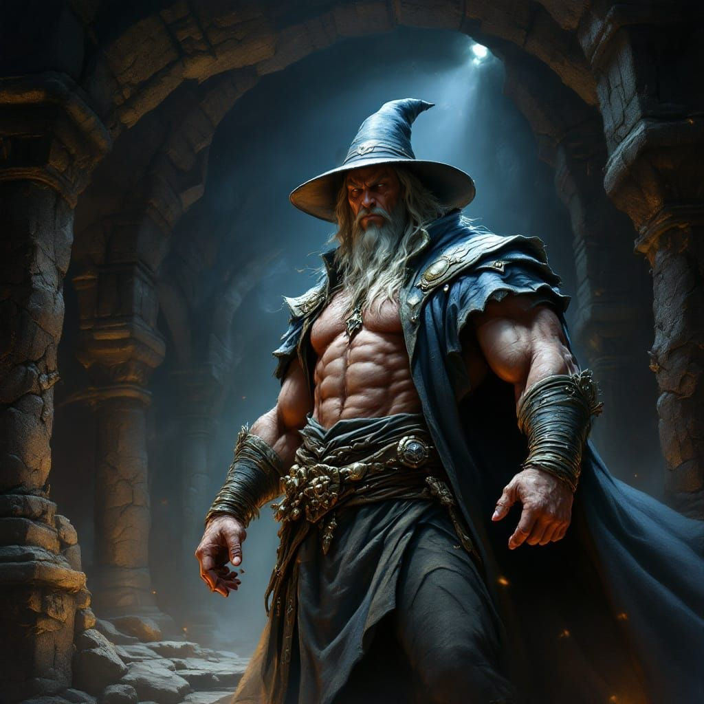 Did someone ask for a muscle wizard?