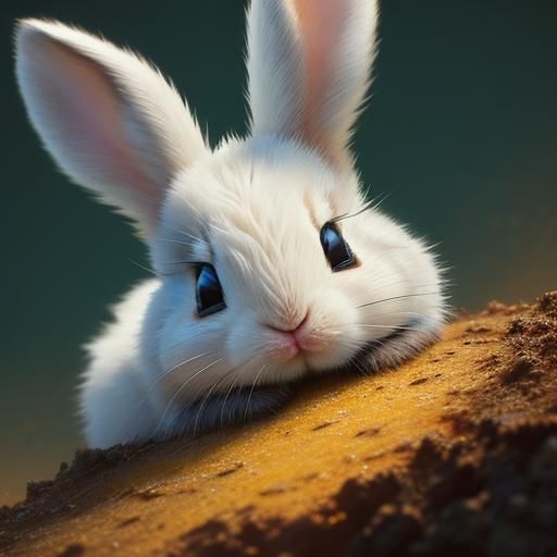 Baby bunny - AI Generated Artwork - NightCafe Creator