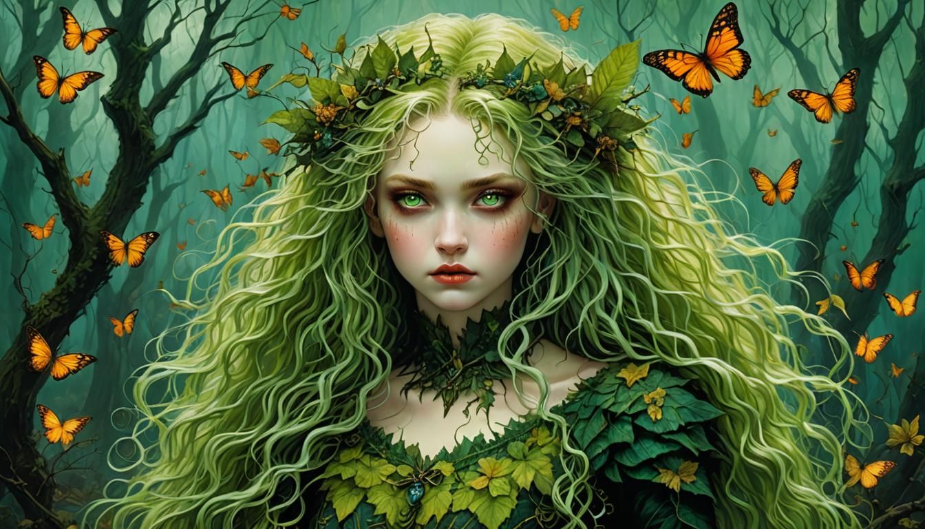 Fantasy Druid Dryad - AI Generated Artwork - NightCafe Creator