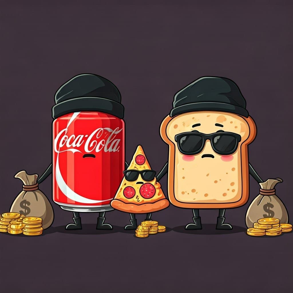 Cute Thieves in 3D Style