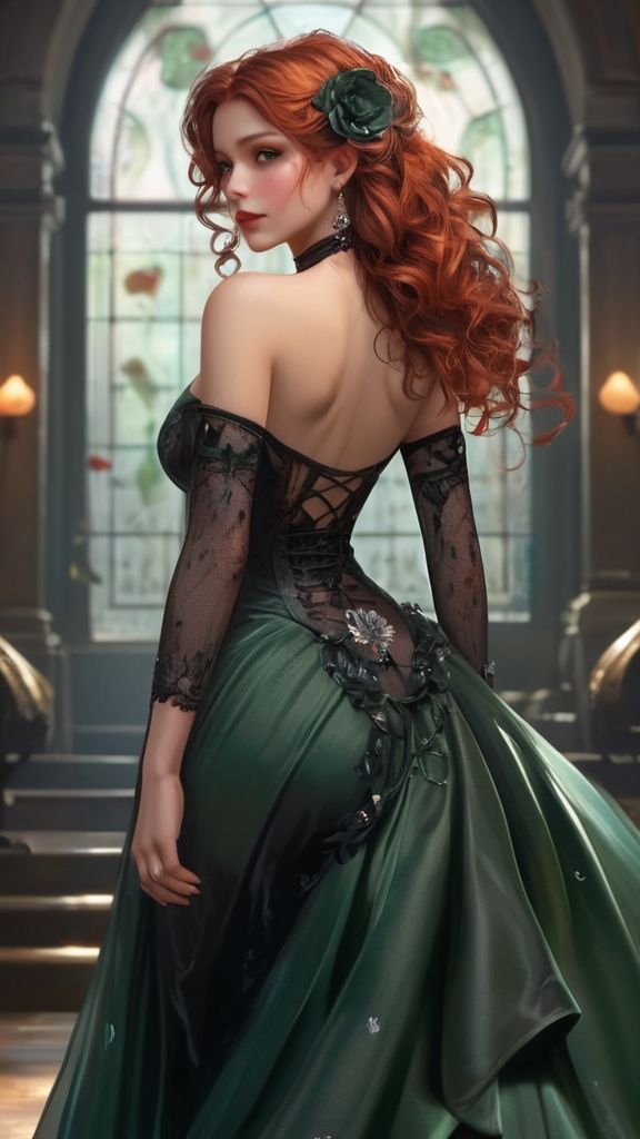 Organza Gothic Dress