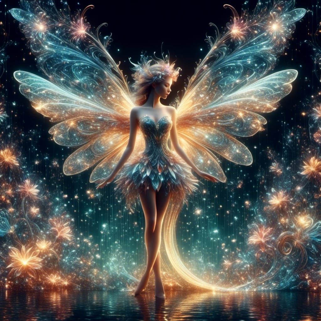 Fantasy Fairy Portrait   by @Yulia 