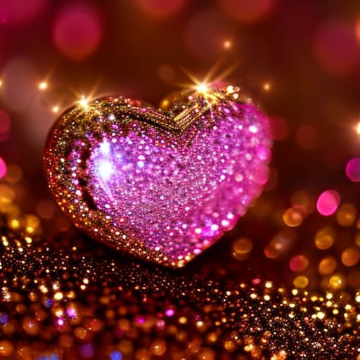 Glitter Heart Wallpapers  Top Free Glitter Heart Backgrounds   WallpaperAccess