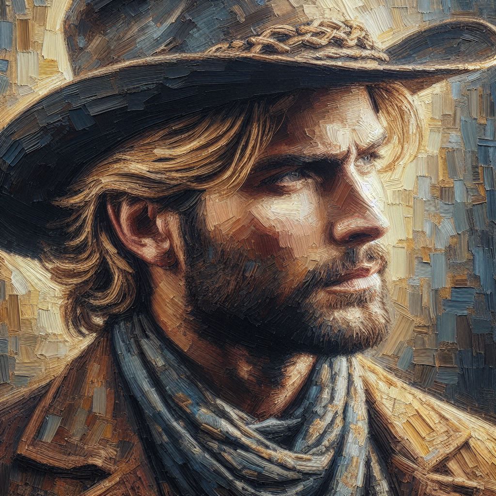 Impressionistic Male Portrait