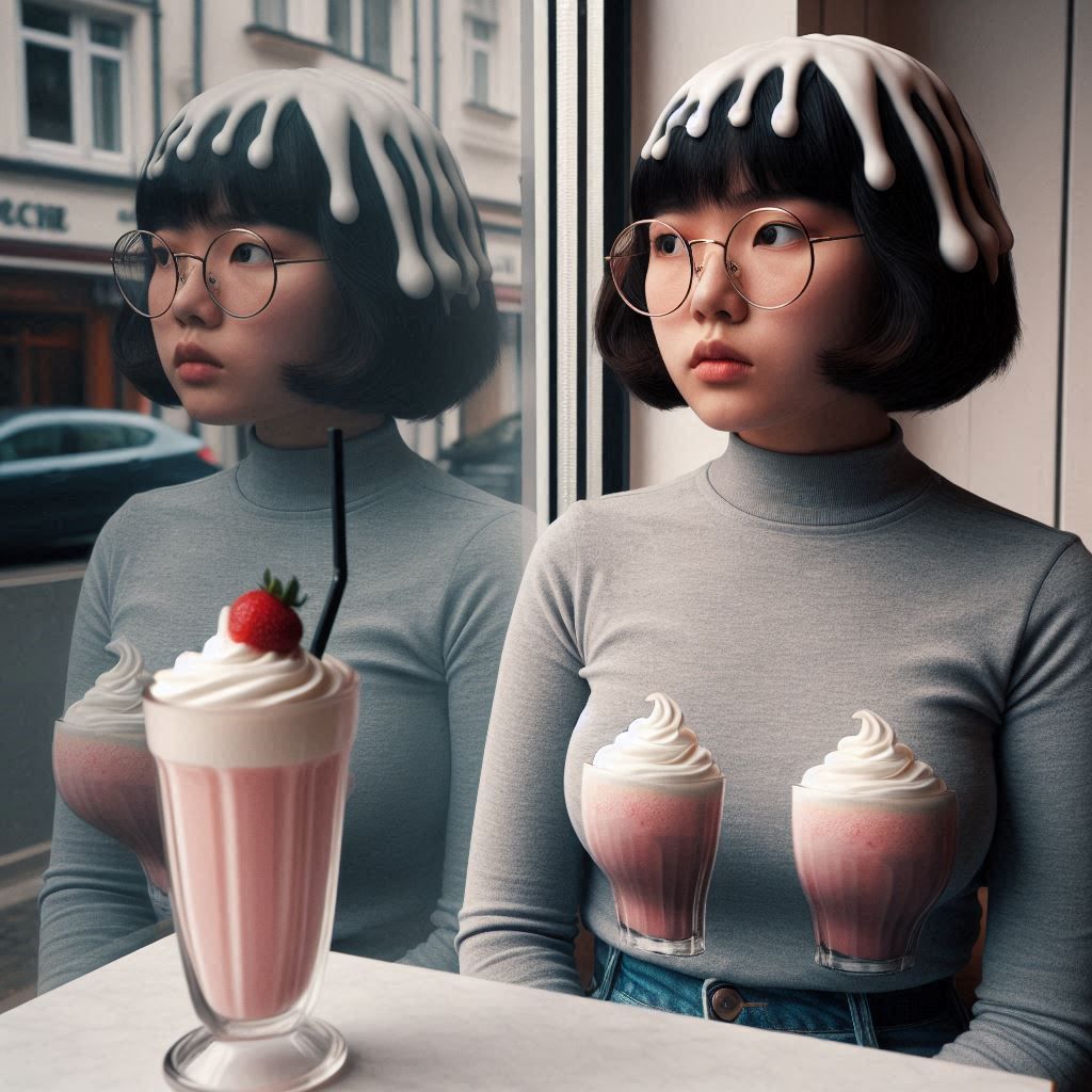 Strawberry milkshake