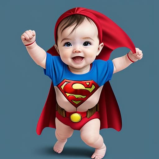 baby super hero - AI Generated Artwork - NightCafe Creator