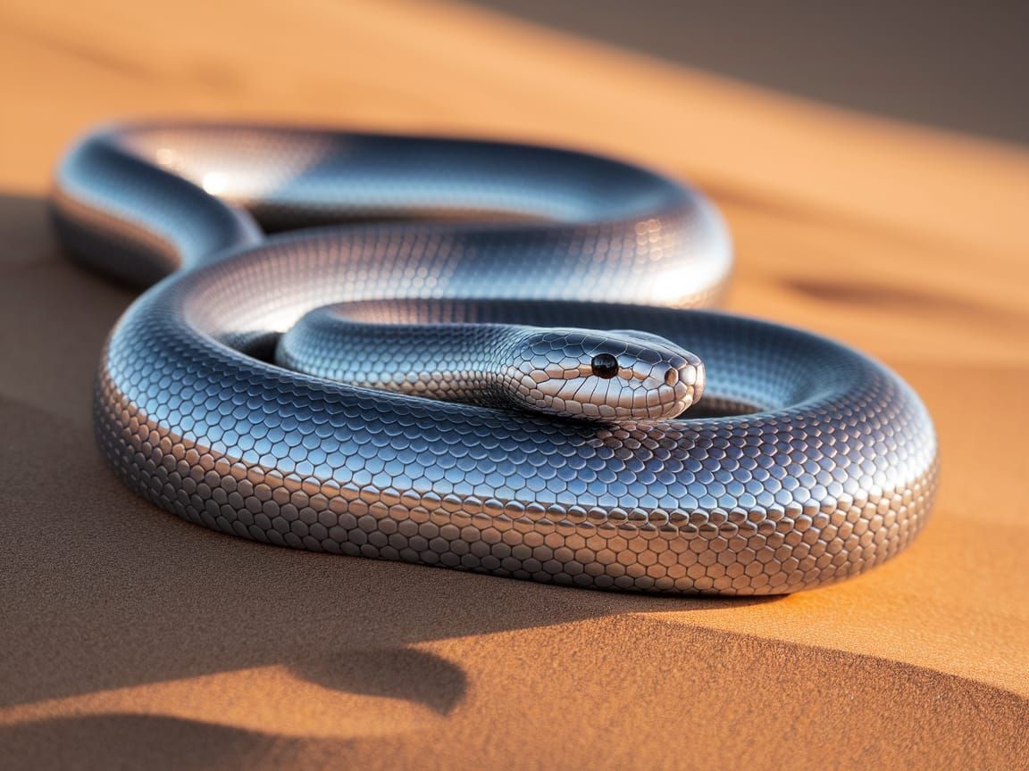 Chrome Snake  by @Neluriko