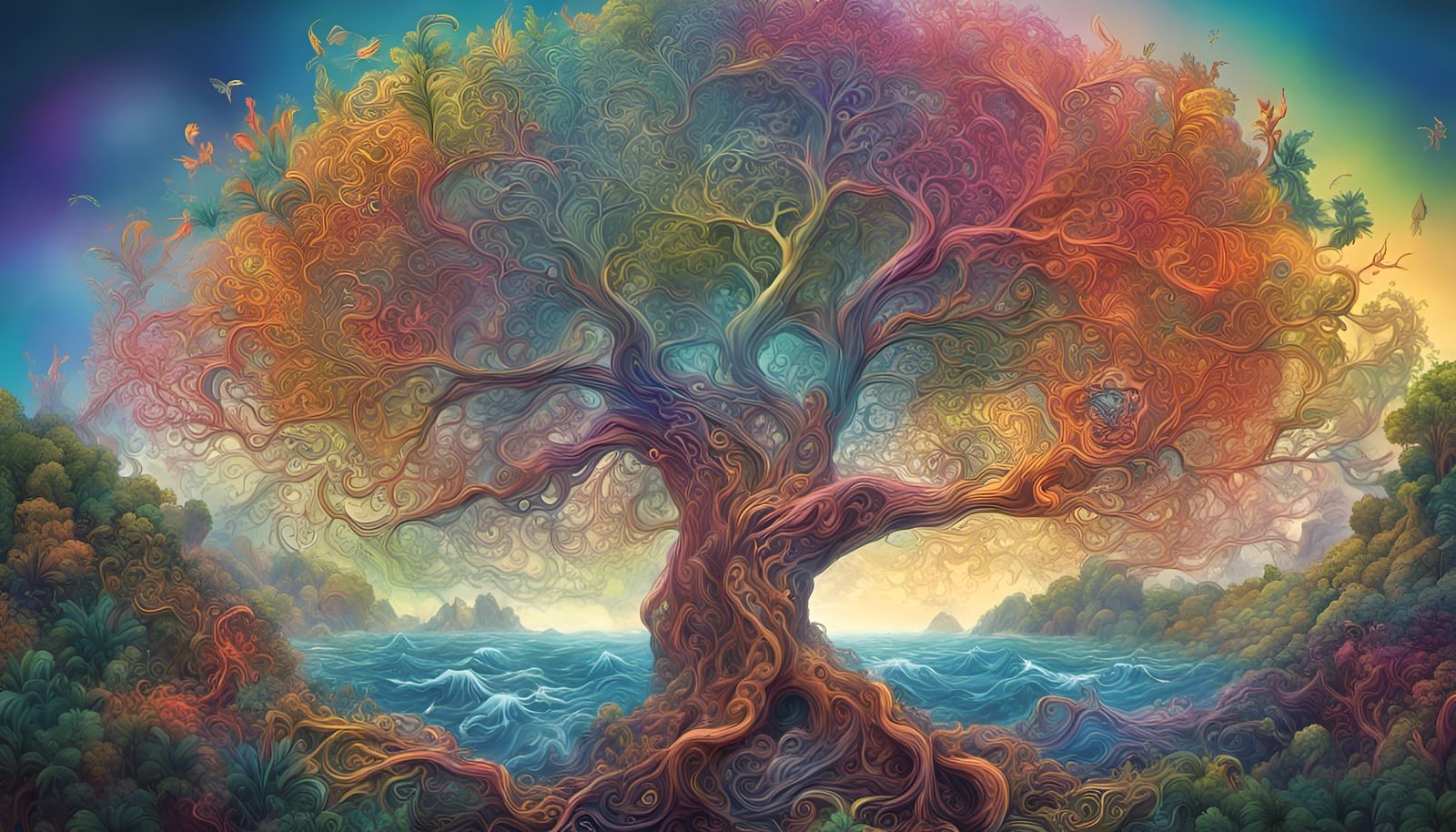 Tree of Life - AI Generated Artwork - NightCafe Creator