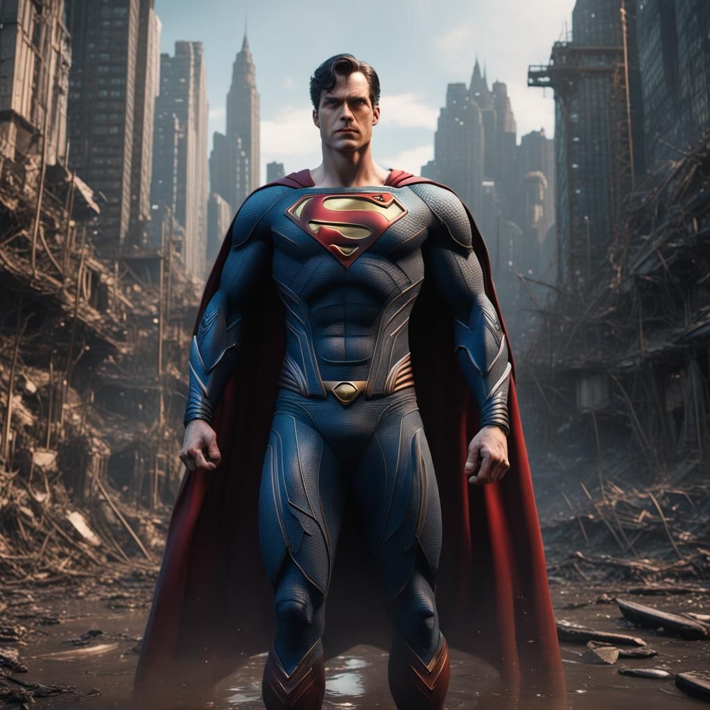 Superman - Ai Generated Artwork - Nightcafe Creator