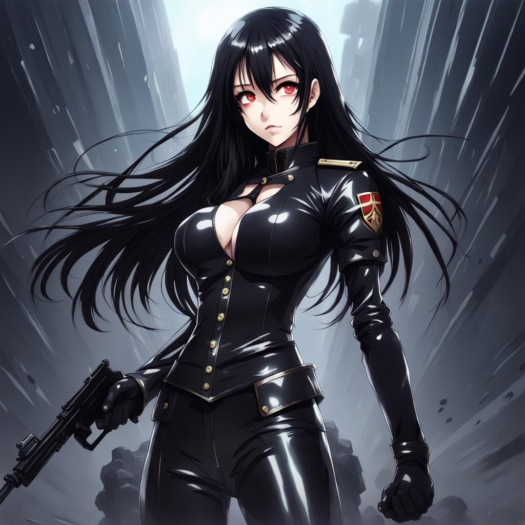 Female solider Anime - AI Generated Artwork - NightCafe Creator