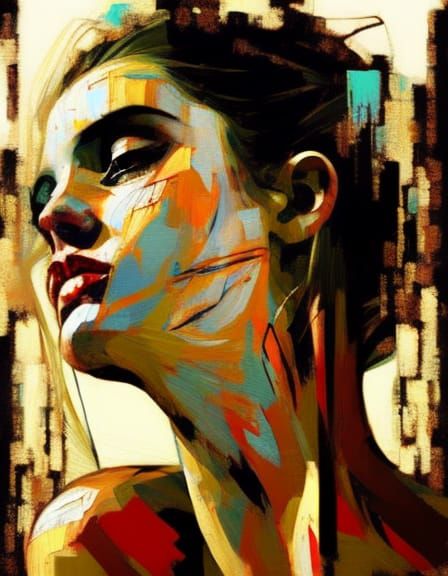 Intricate Portrait of a Girl in Fine Art Style