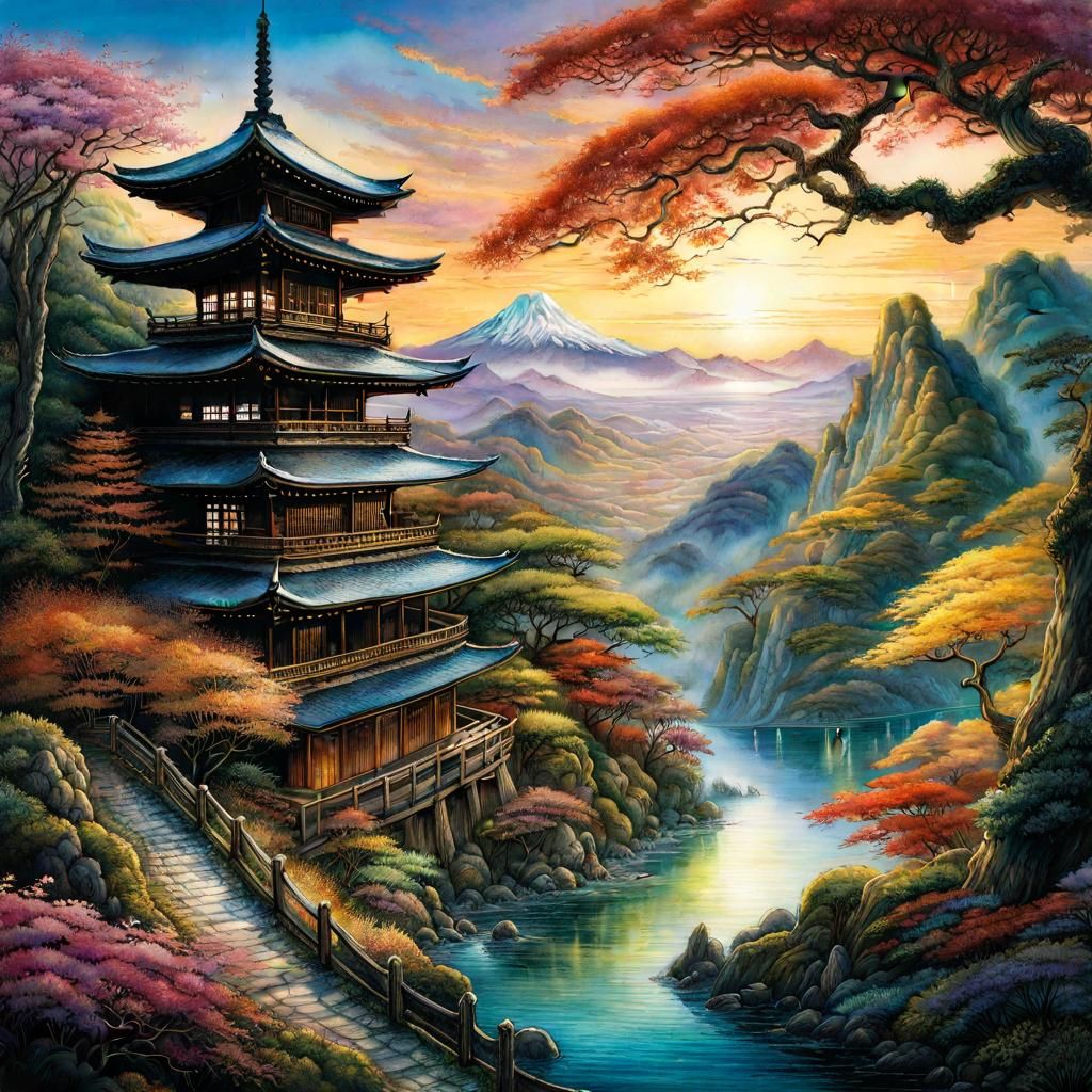 My dream vacation: trip to Japan - AI Generated Artwork - NightCafe Creator