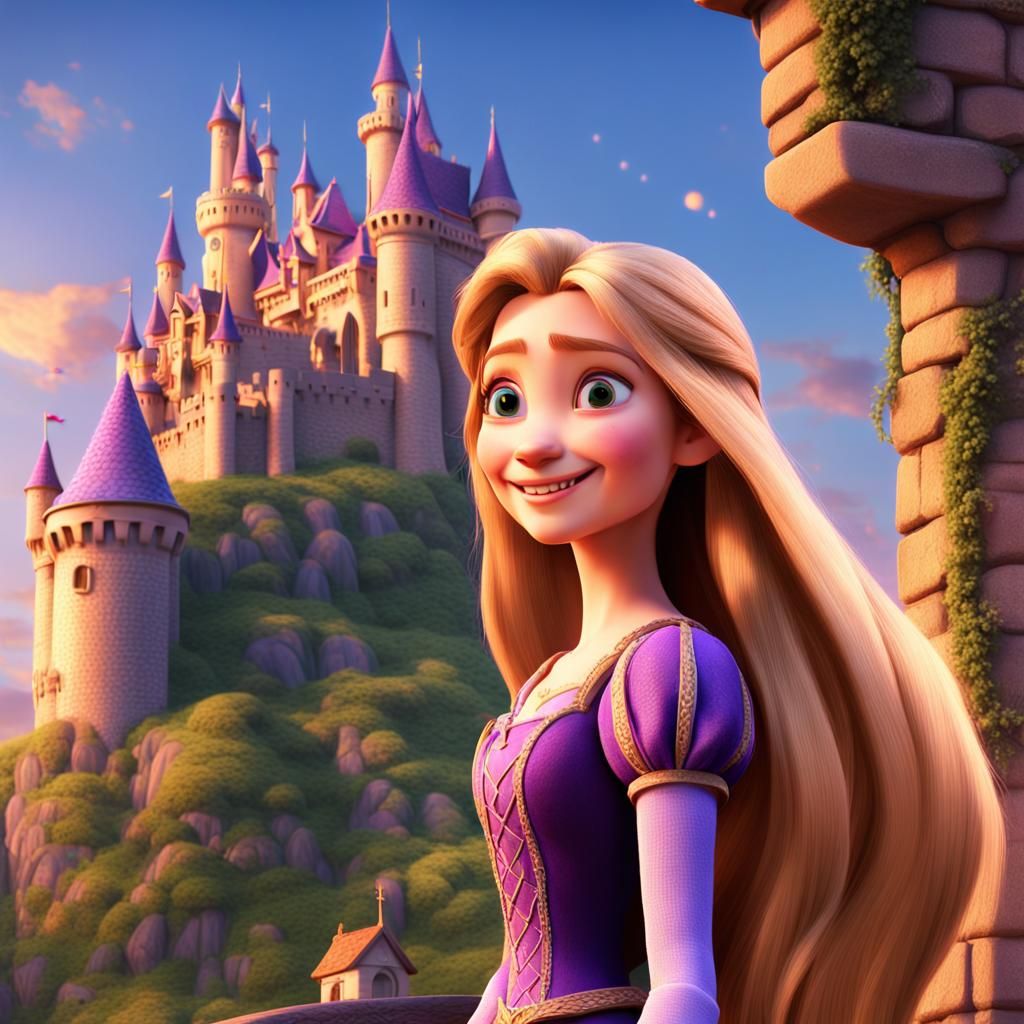 Rapunzel - AI Generated Artwork - NightCafe Creator