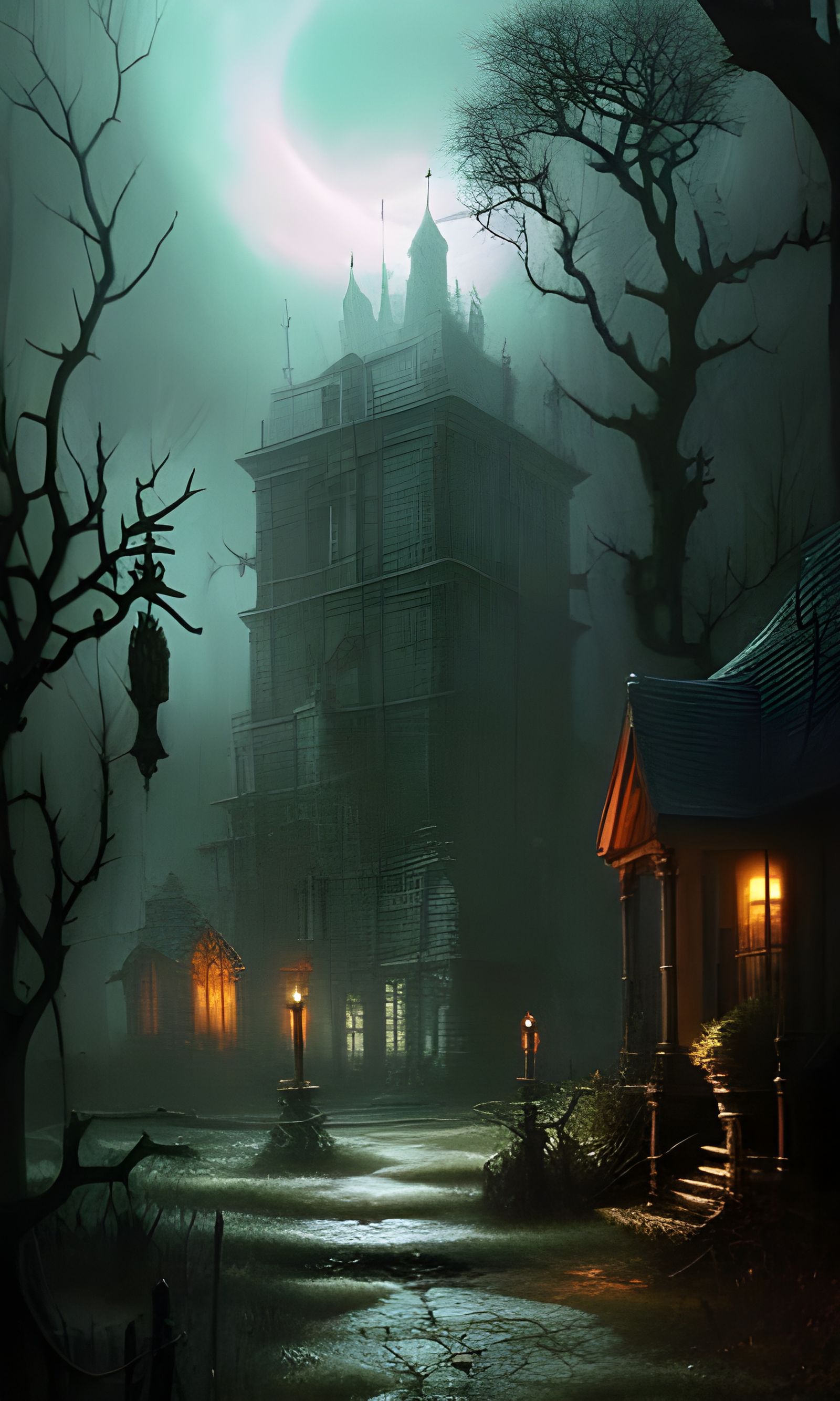 The "Hanging Tree Mansion"  ...