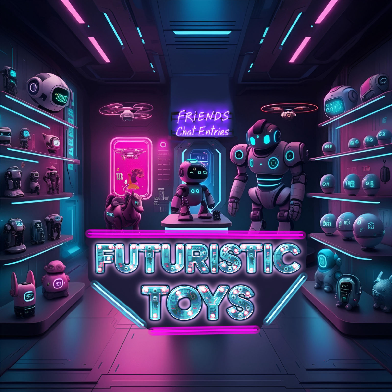 Friends Chat Entries  -  Futuristic Toys
Daily Challenge #75...