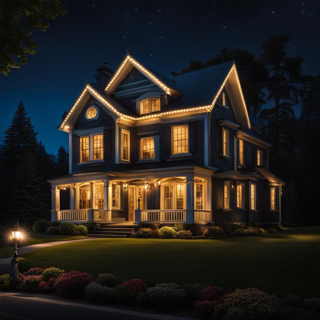 the lights on but no ones home AI Generated Artwork NightCafe Creator