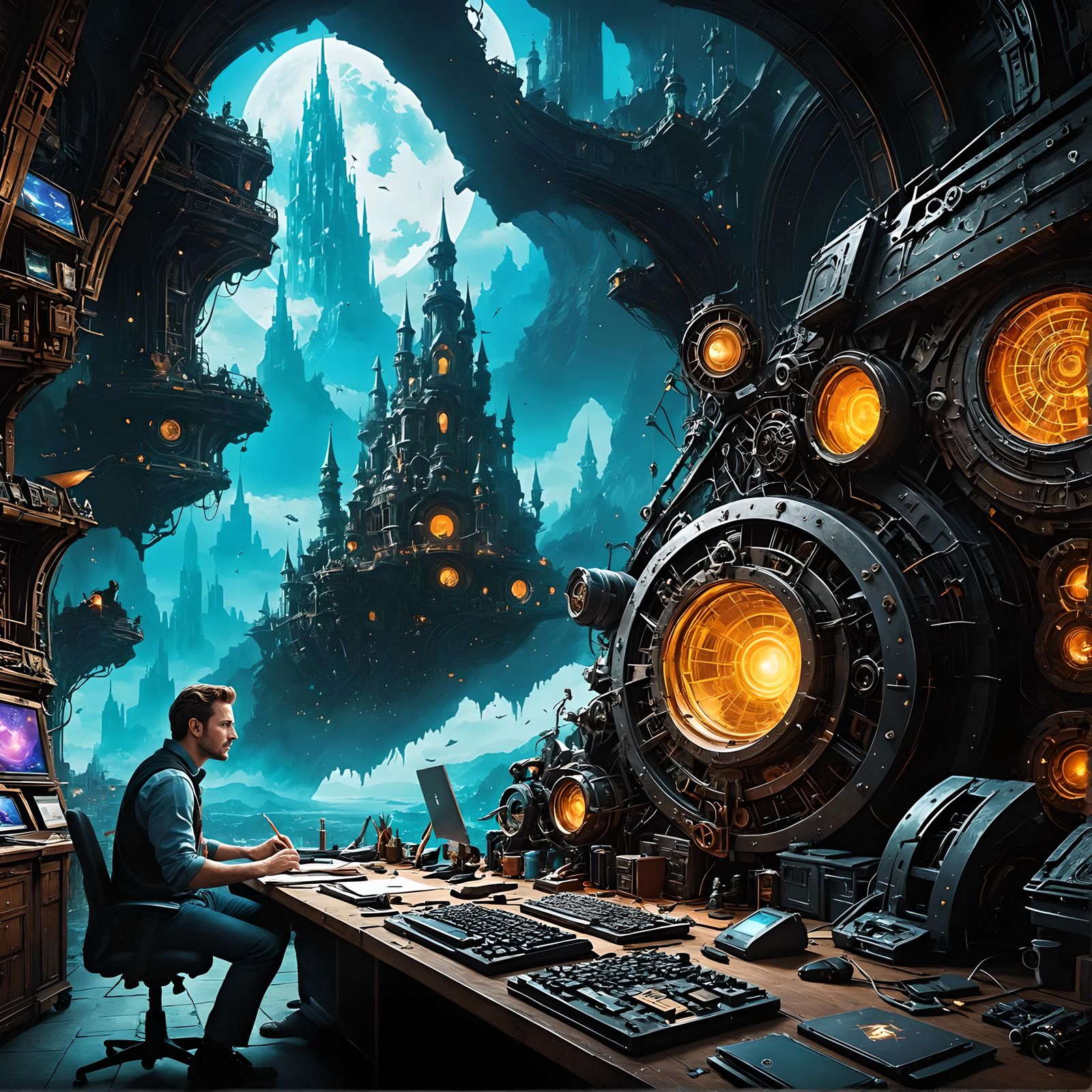 The Last Sysadmin - AI Generated Artwork - NightCafe Creator