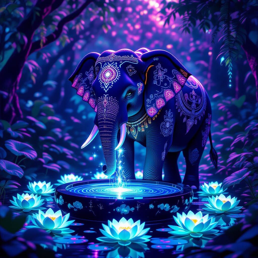 Enchanted pool  by @Strangest Things