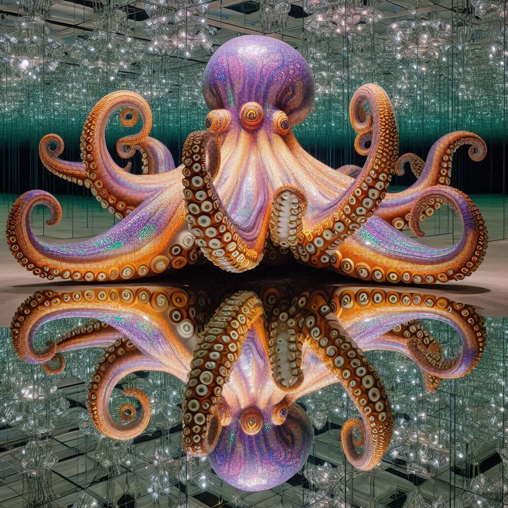 The most reflective mirror in the world, an octopus, Lily Clark’s Healing Installations