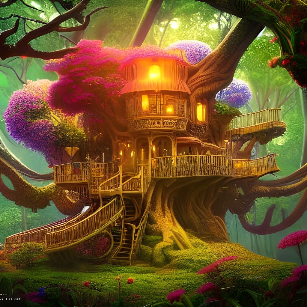 Elven Forest Treehouse