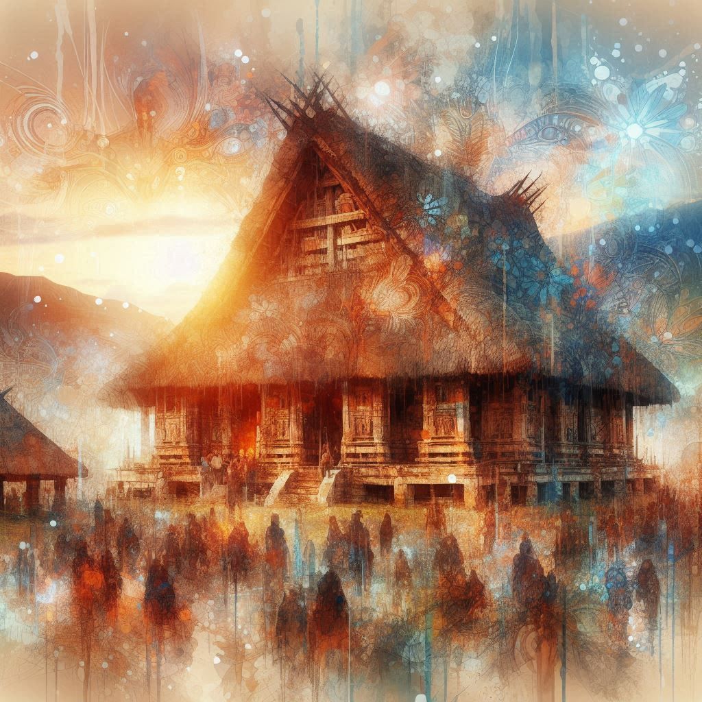 double exposure beautiful fantasy DALL-E 3 portrait landscap...