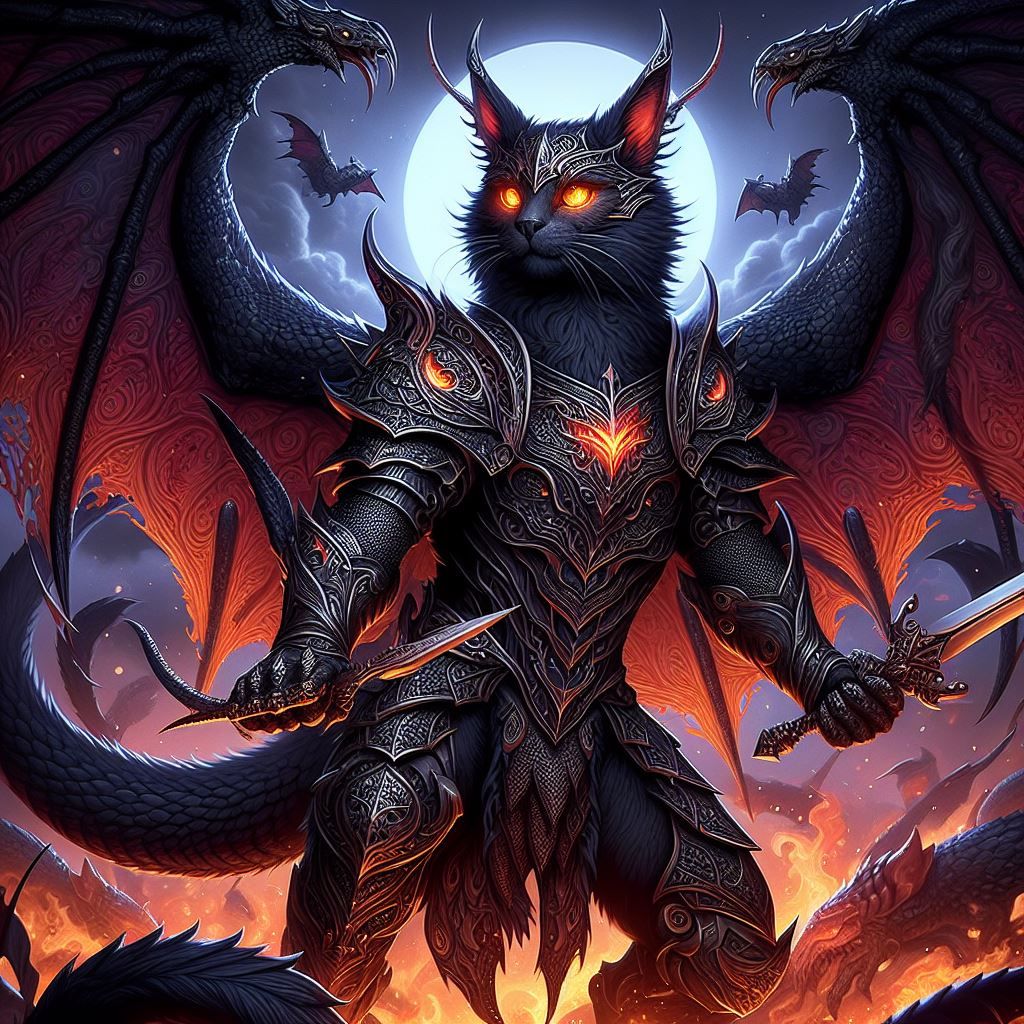 Demonic Cat (just for fun)