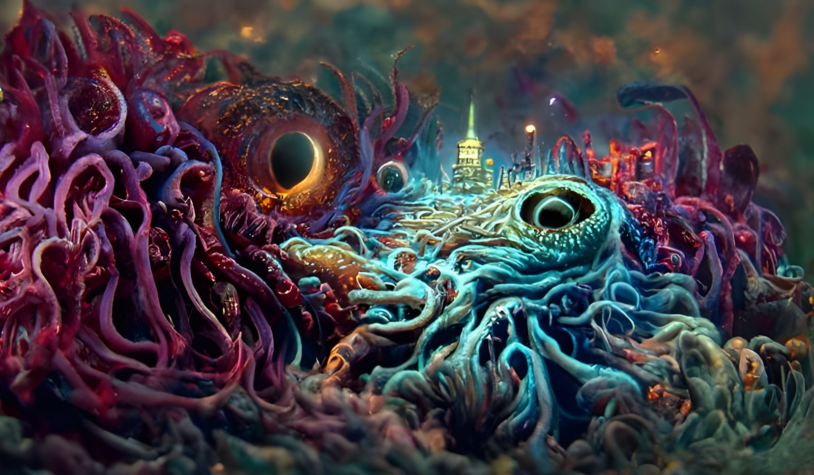 Azathoth Cosmic Horror at the center of our known cosmos