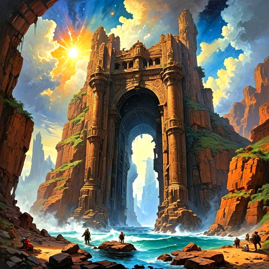 the ultimate gigantic gateway to the unknown beyond.