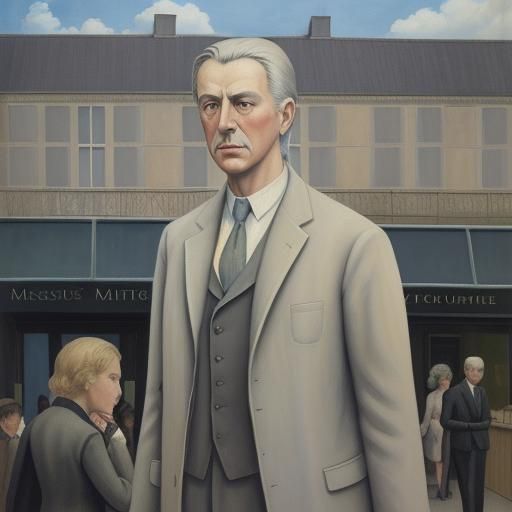 at the movies, rene magritte, paul delvaux