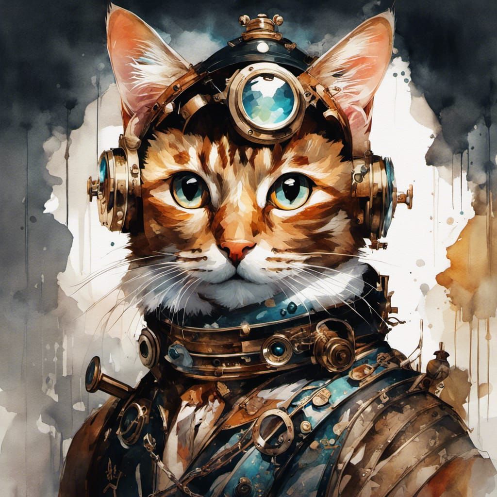 Angry cat - AI Generated Artwork - NightCafe Creator