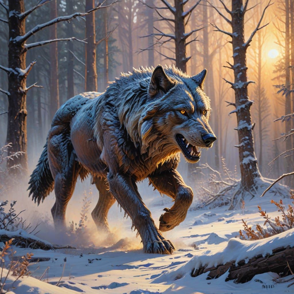 Dire circumstances.   by @Splaedor 