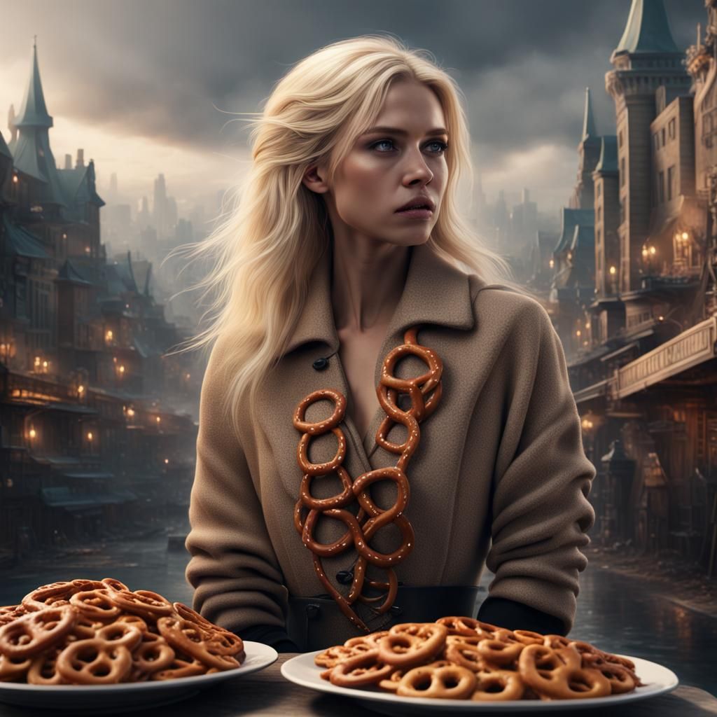 Pretzel woman