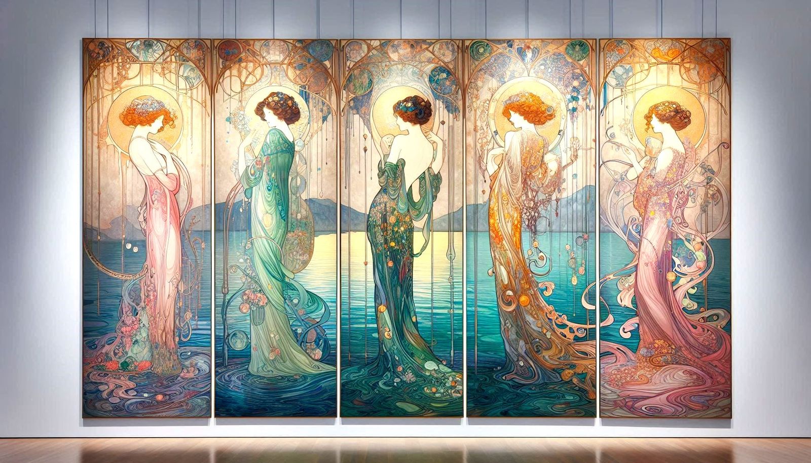 Klimt Panels
