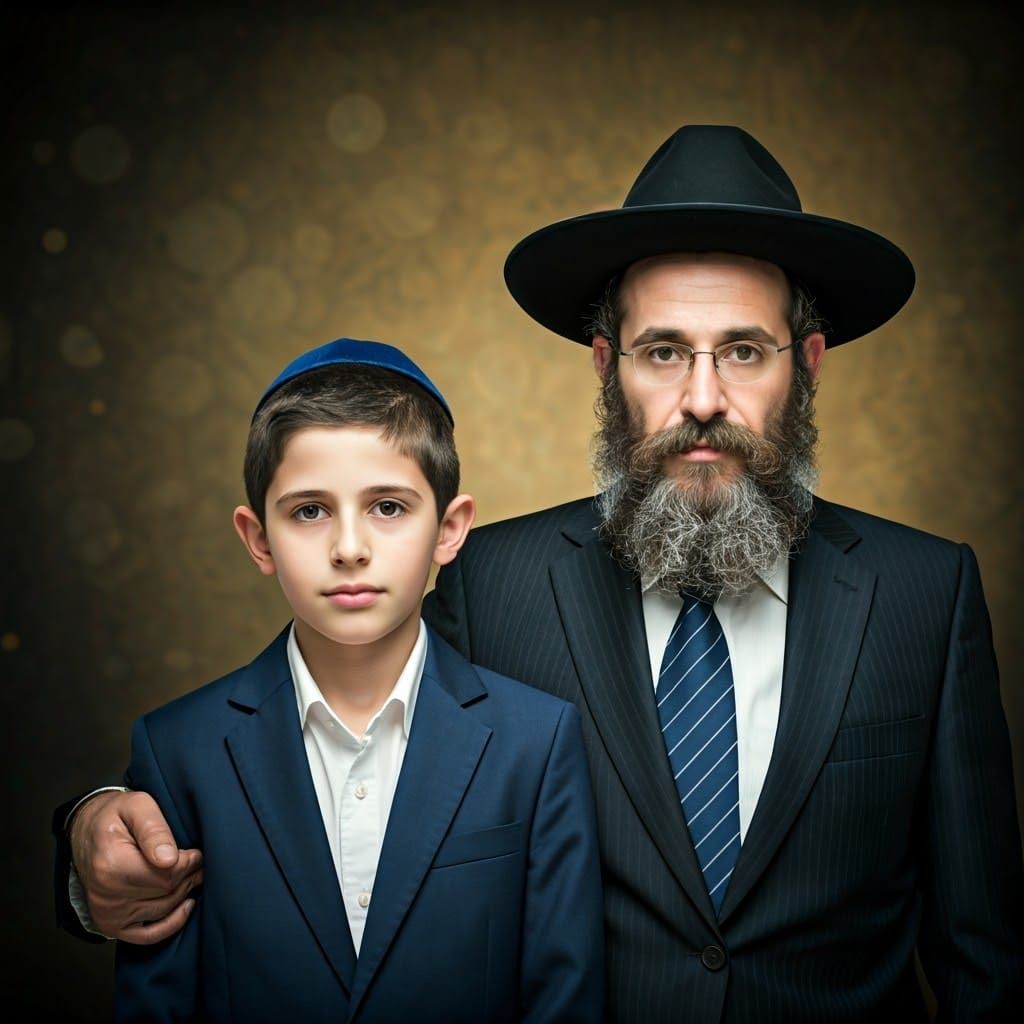 A Jewish Boy and a Gentile Man: Professional Photo