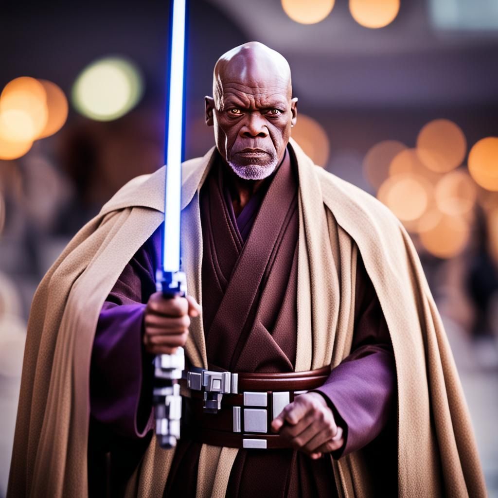 Star wars Mace Windu - AI Generated Artwork - NightCafe Creator