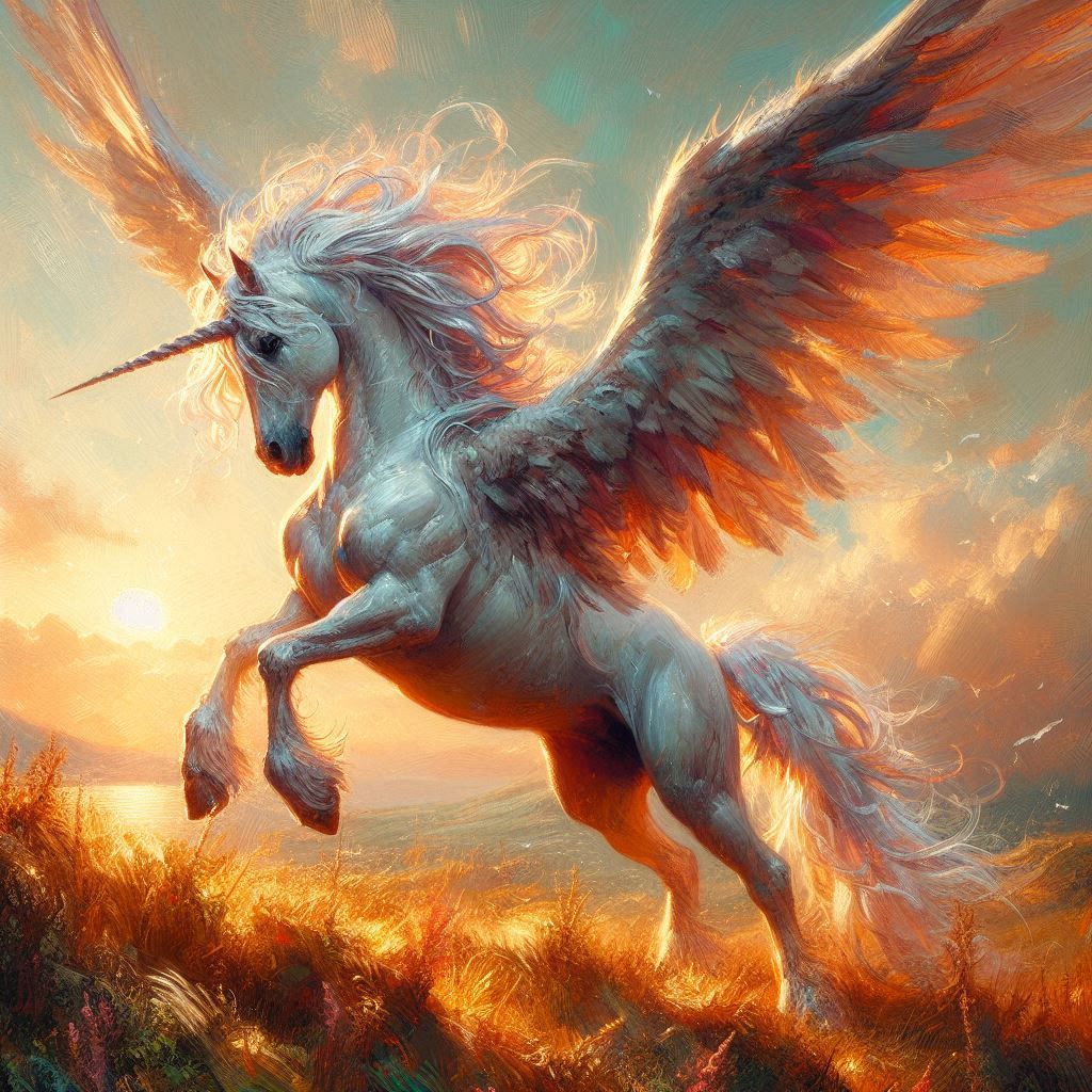 Winged unicorn