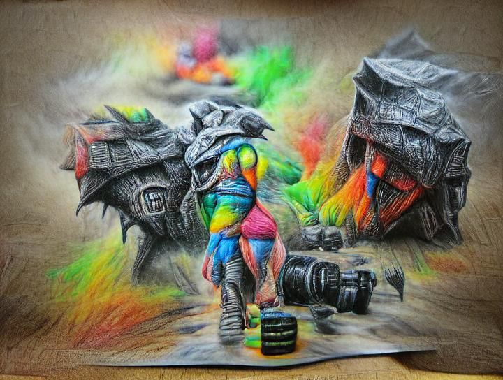 8K 3D A Dragons Toy Chest