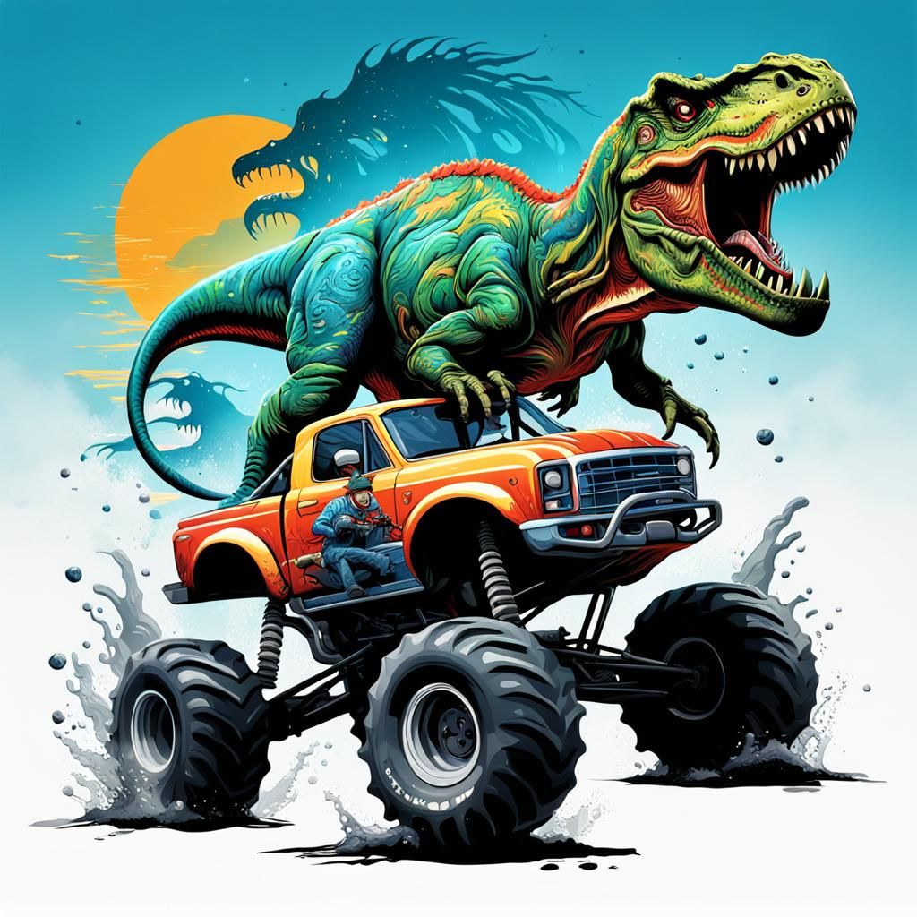 Monster Truck - AI Generated Artwork - NightCafe Creator