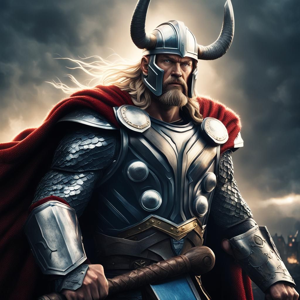 Thor with Mjölnir 2