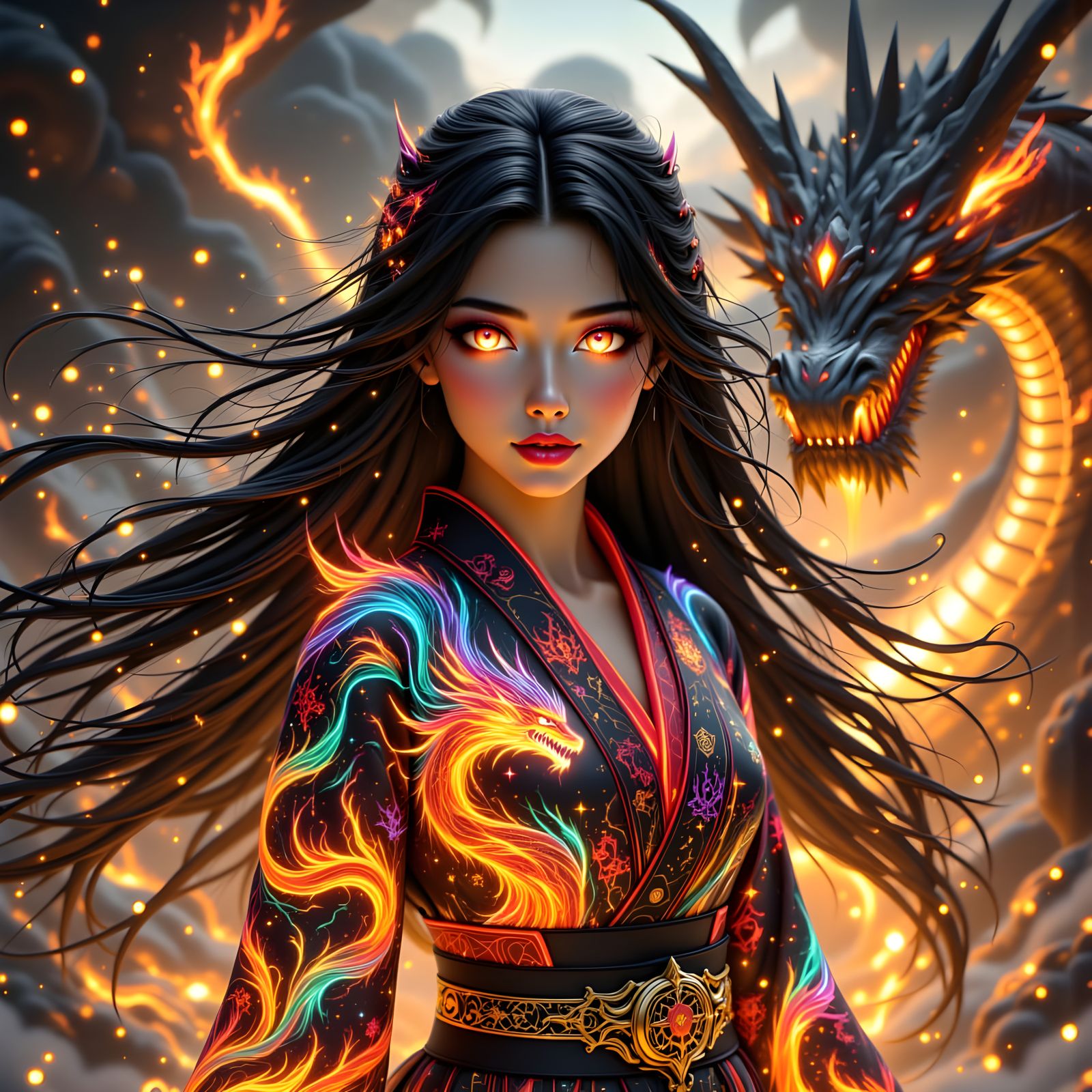 Rin cuddle with drenlong