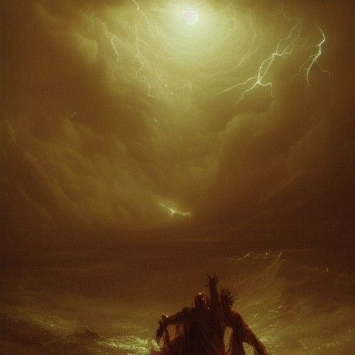 lighting storm