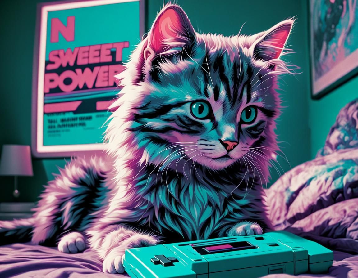 Sweet Kitten Power!  by @Indigo