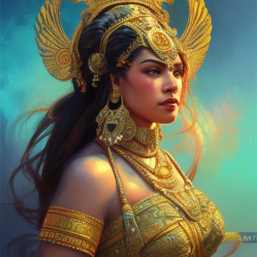 Ancient goddess - AI Generated Artwork - NightCafe Creator