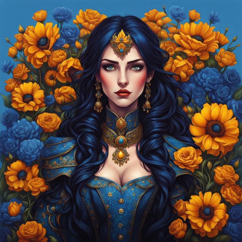 Orange and Blue beauty