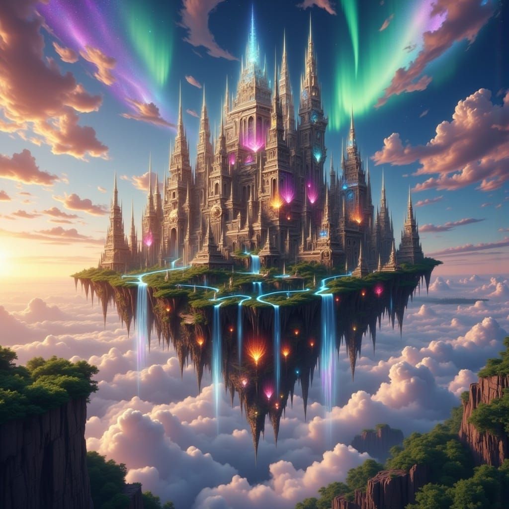 Luminous City of Ancient Wonder