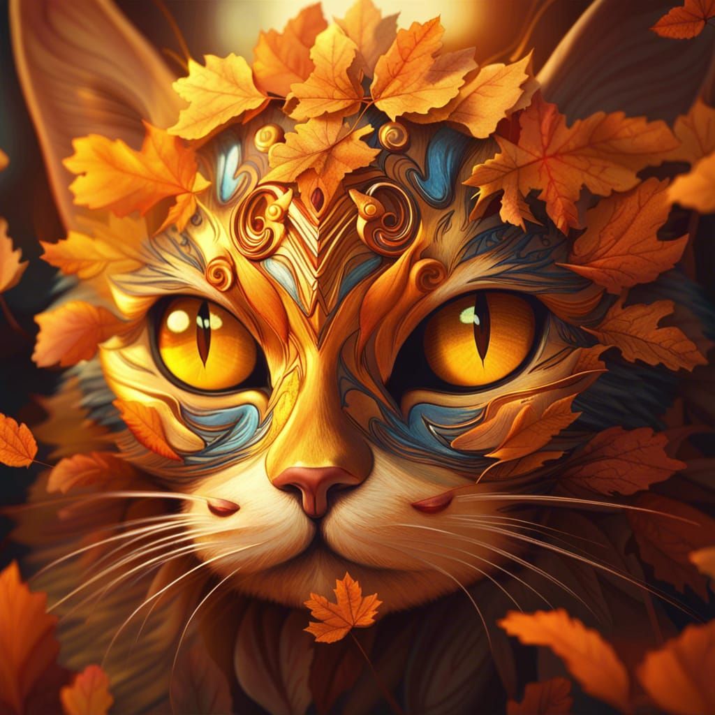 Autumn Spirit Cat