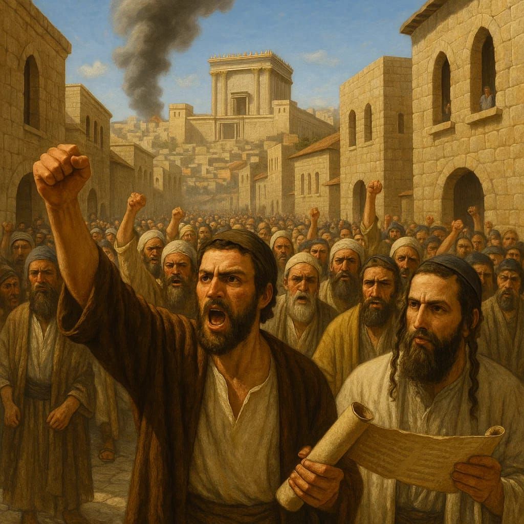 המחאות בירושלים לפני המרד הגדול