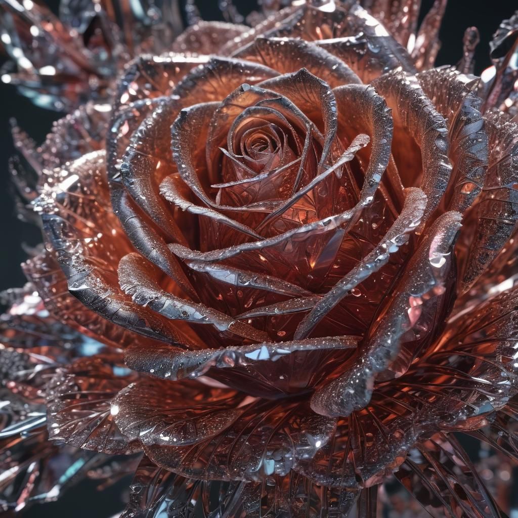 Prismatic Crystal Rose  by @Milly Wonka