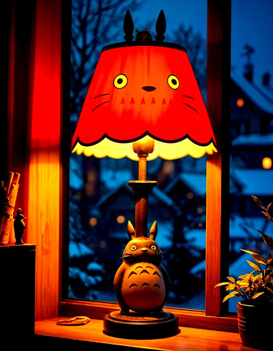 Totoro Lamp 5